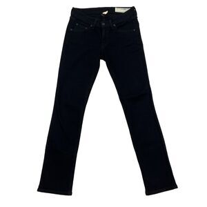 Rag & Bone Jeans Women's Size 26 Black Skinny Capri W1526K520 Coal